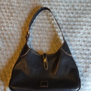 Florentine Cresent Leather Hobo Bag